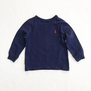 Ralph Lauren blue long sleeve top EUC 18 months